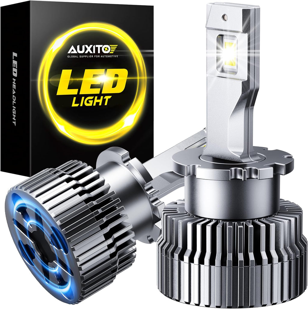 AUXITO Bombillas D4S D4R, 50000LM 6500K blanco frío, listo para con...