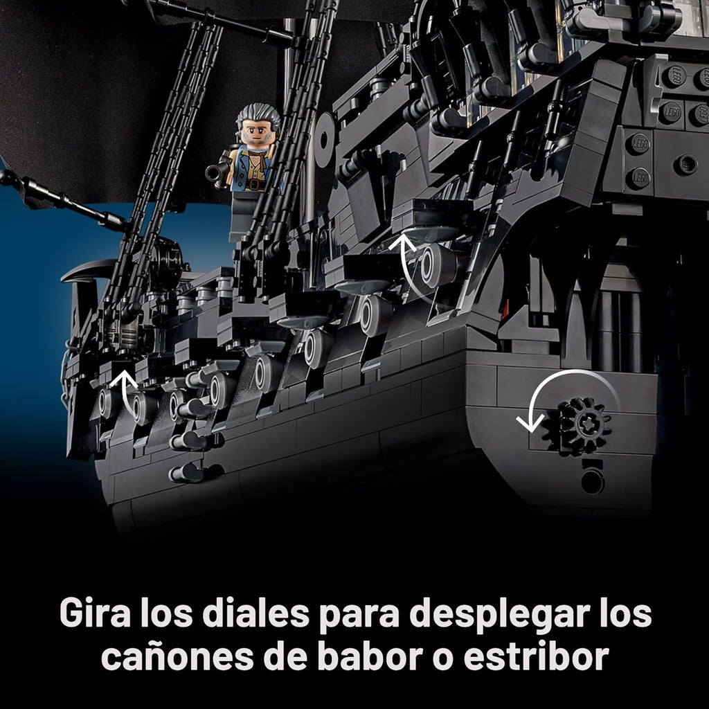 LEGO Icons 10365 - Juego de construcción de barco pirata del capitá...