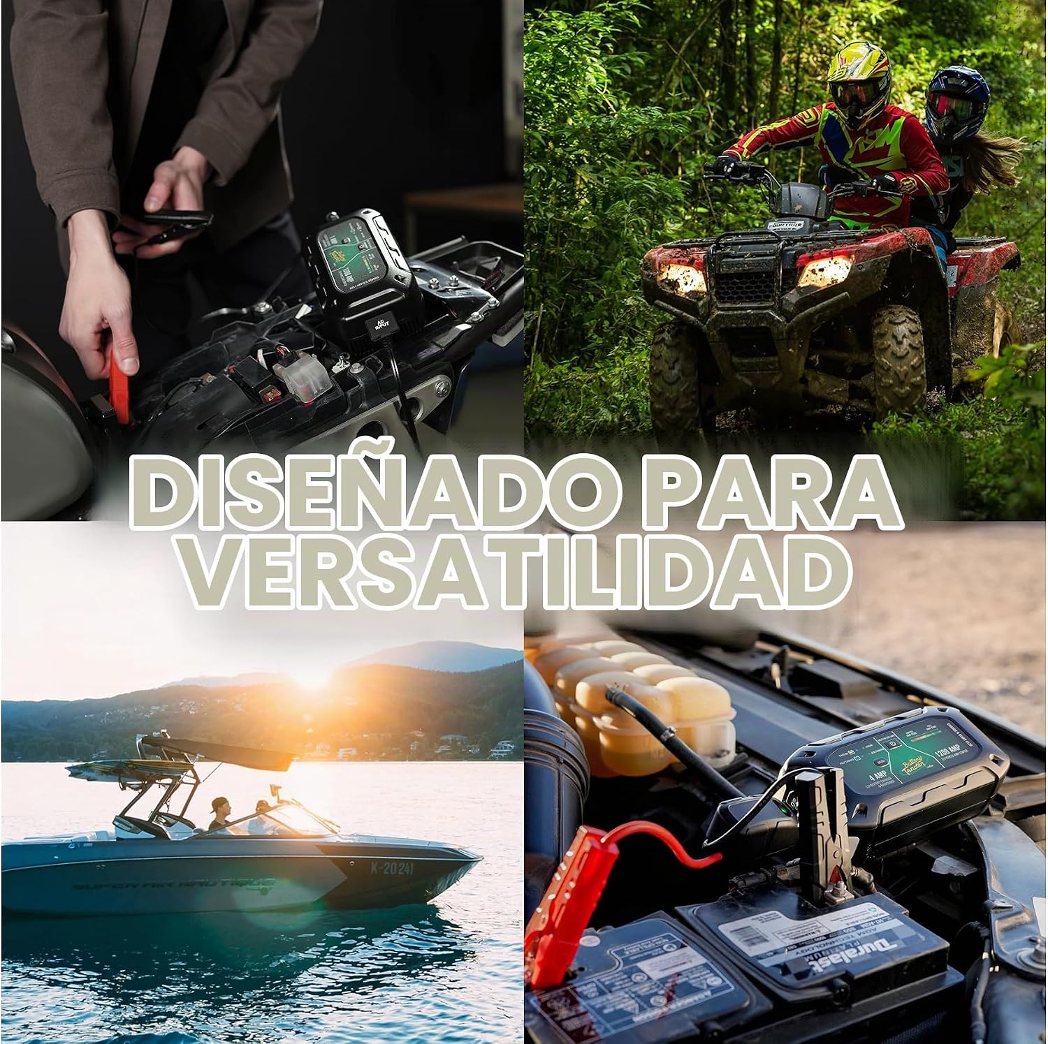Battery Tender Charge N Start 1120 - Cargador de batería inteligent...