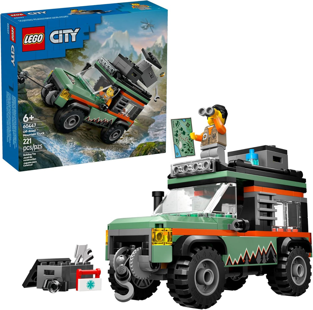 LEGO City Off-Road - Camión de montaña de juguete 4x4 \u2013 Juego...