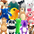 Jalousie Paquete de 12 juguetes de peluche para perros, juguetes ma...