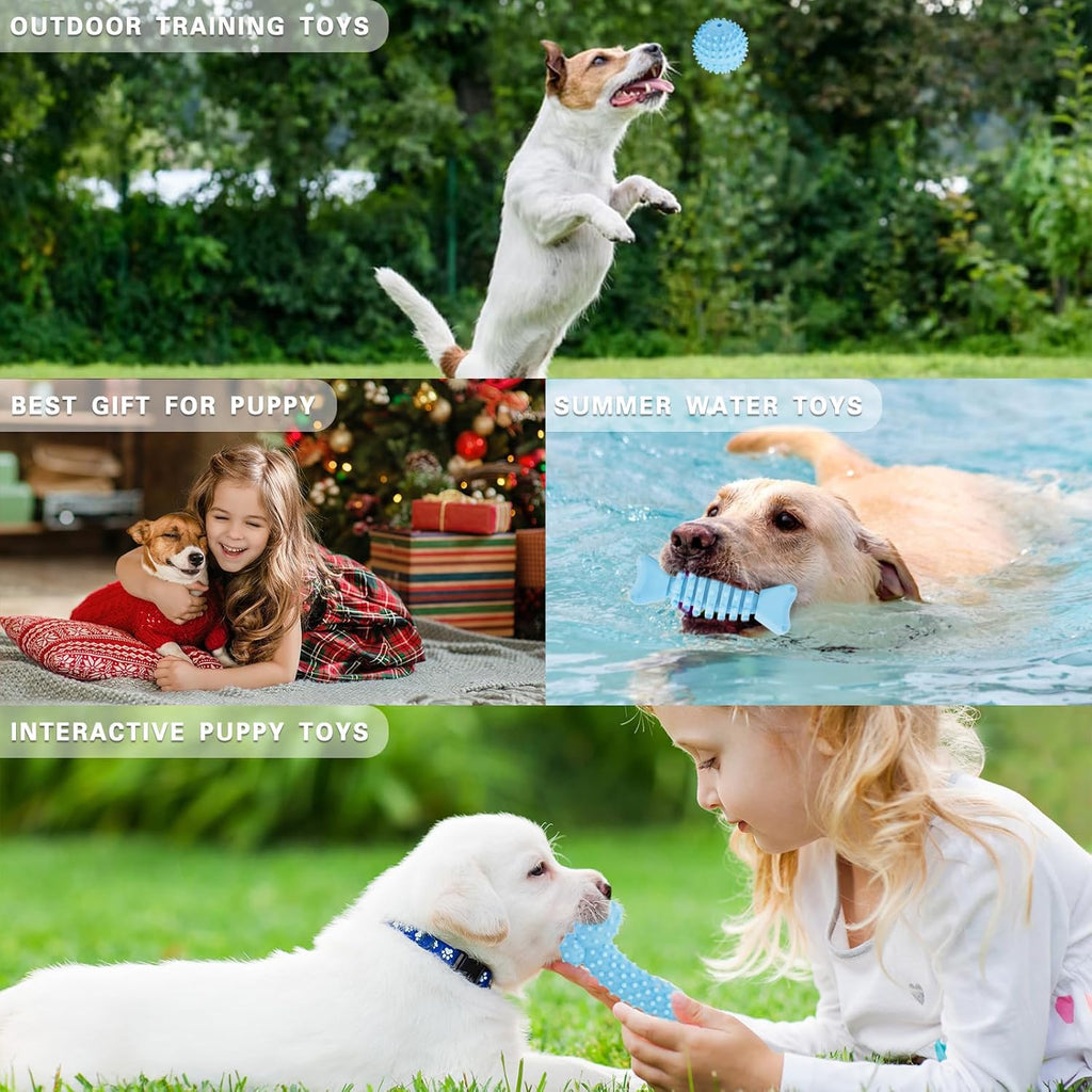 MRSOHRET Juguetes para cachorros, paquete de 8 juguetes masticables...