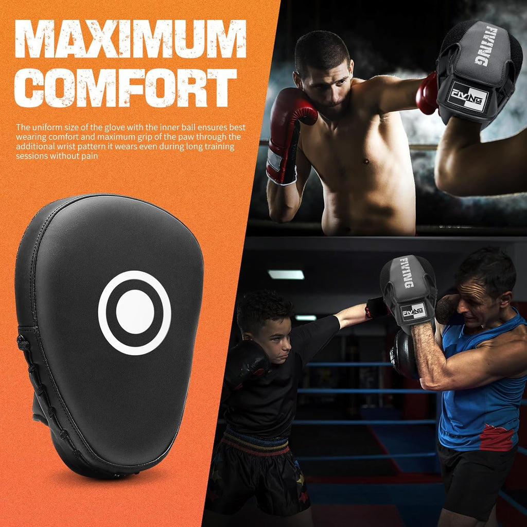 Almohadillas de boxeo para hombres, mujeres y niños, manoplas de cu...