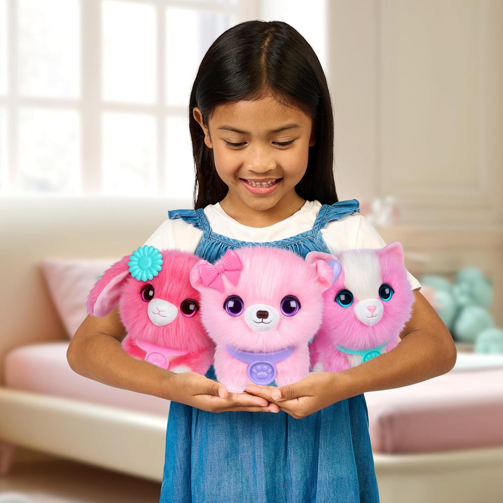 SCRUFFALUVS Pink Surprise Pet, juguetes de peluche misteriosos, ani...