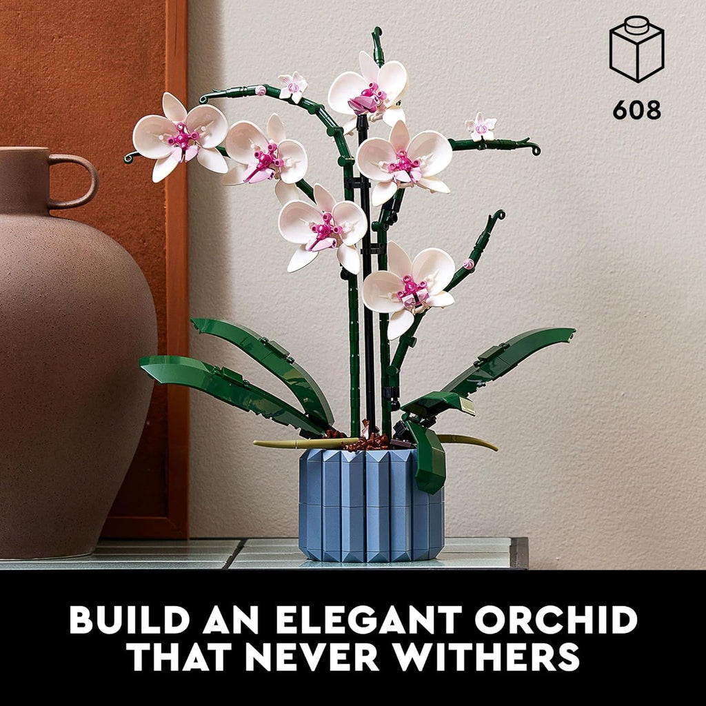 LEGO Botanicals Orchid - Juego de construcción de flores artificial...