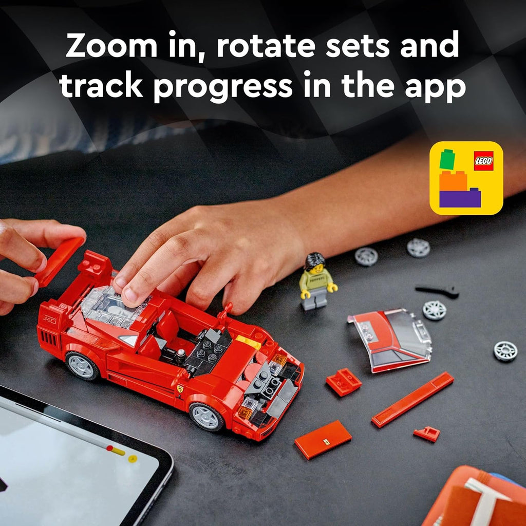 LEGO Speed Champions Ferrari F40 Supercar, juego de construcción de...