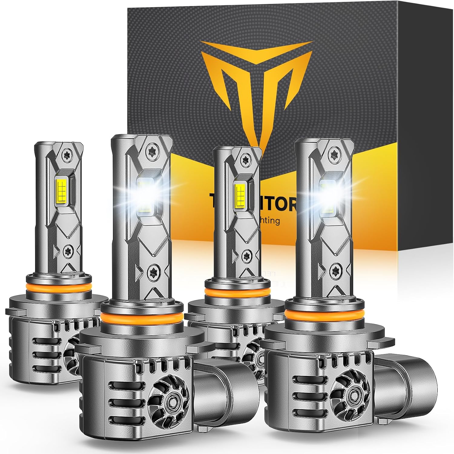 FORENNER Combo de bombillas 9005 9006 170000LM Ultra brillo, 6500K...