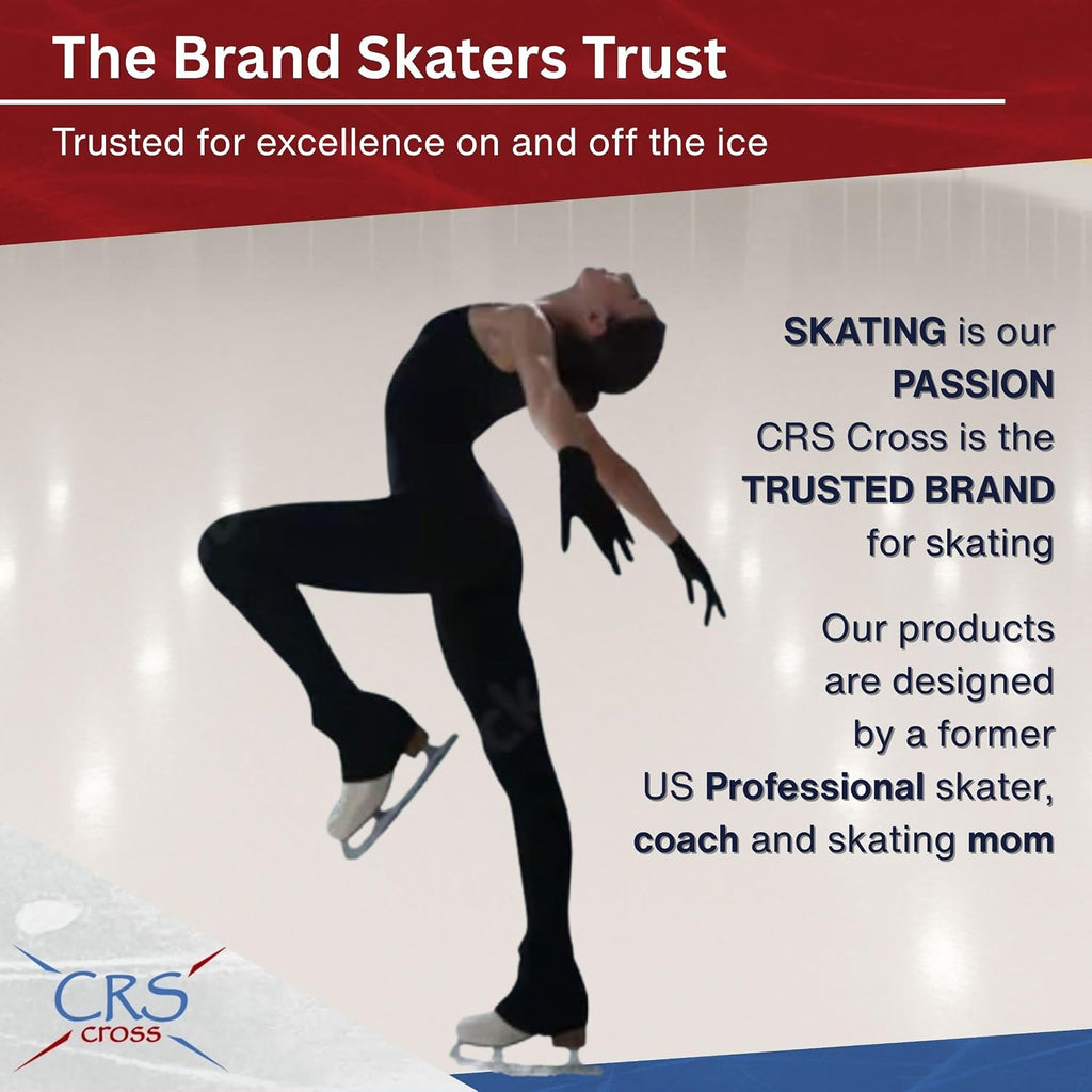 CRS Cross Competition Figure Skating Gloves | Fitted Stretch Spande...