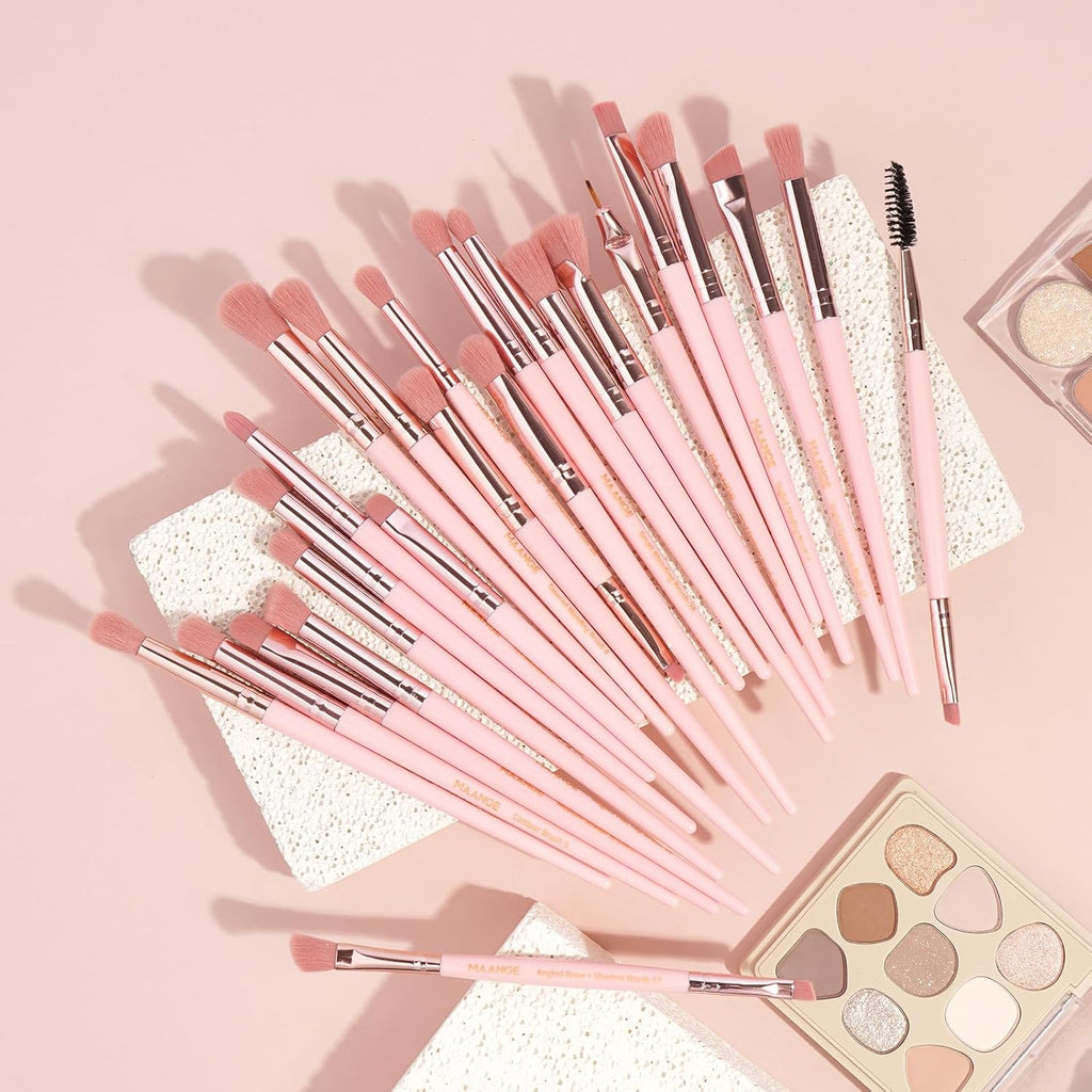 MAANGE Juego de 41 brochas de maquillaje de precisión sintética de...