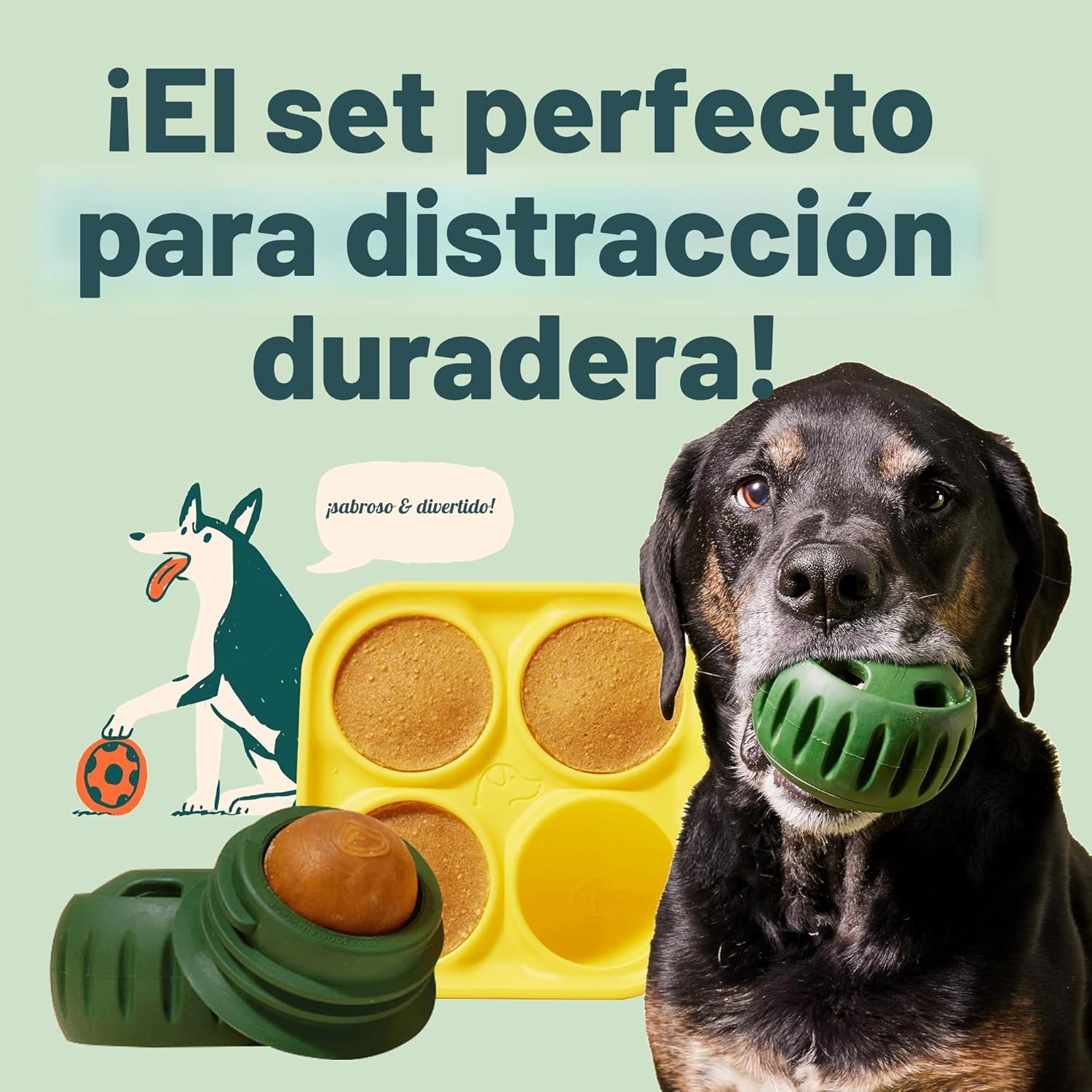 WOOF Pupsicle y Bandeja de golosinas \u2013 Juguetes interactivos d...