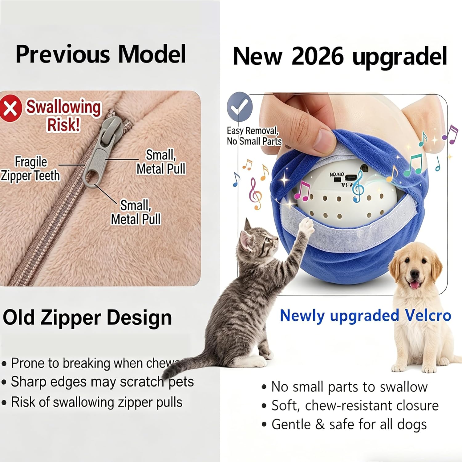 Juguetes interactivos para perros, juguetes para perros saltadores...