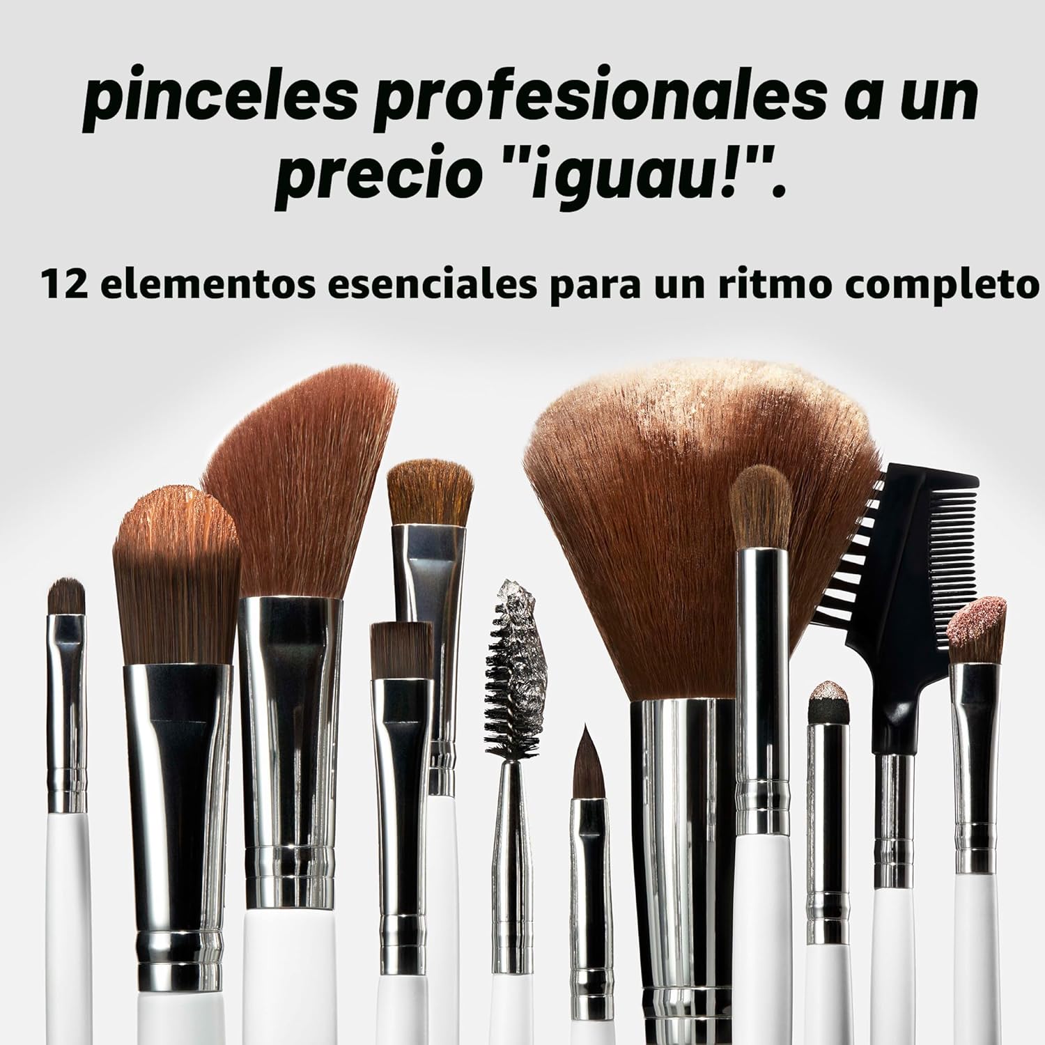 e.l.f. Set de 12 brochas para cosméticos