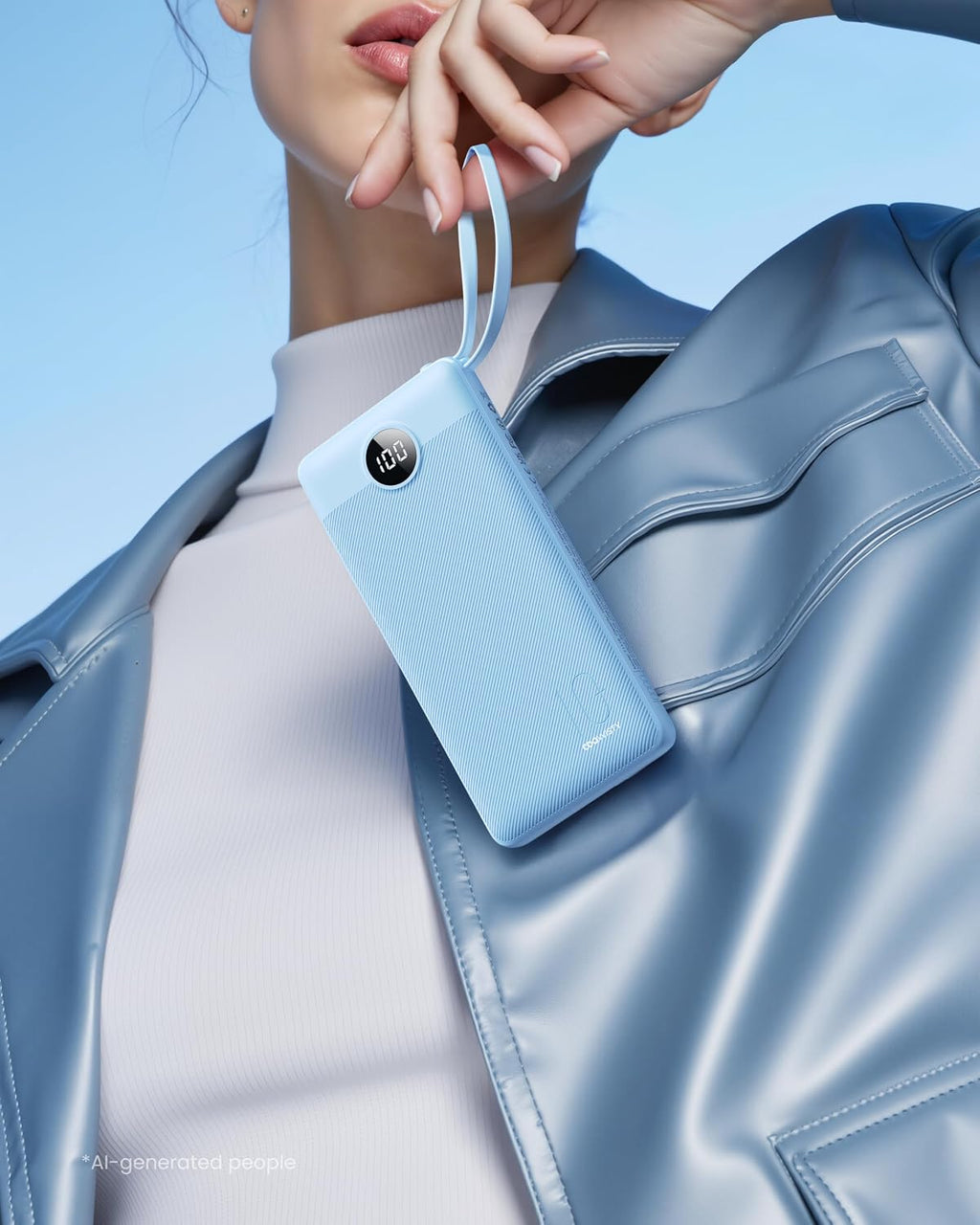 Coowisty - Cargador portátil de 10000 mAh, banco de energía delgado...