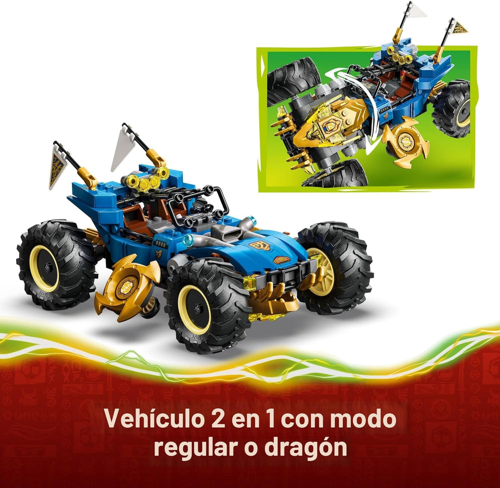 LEGO NINJAGO Jay's - Juguete de construcción de autos transform...