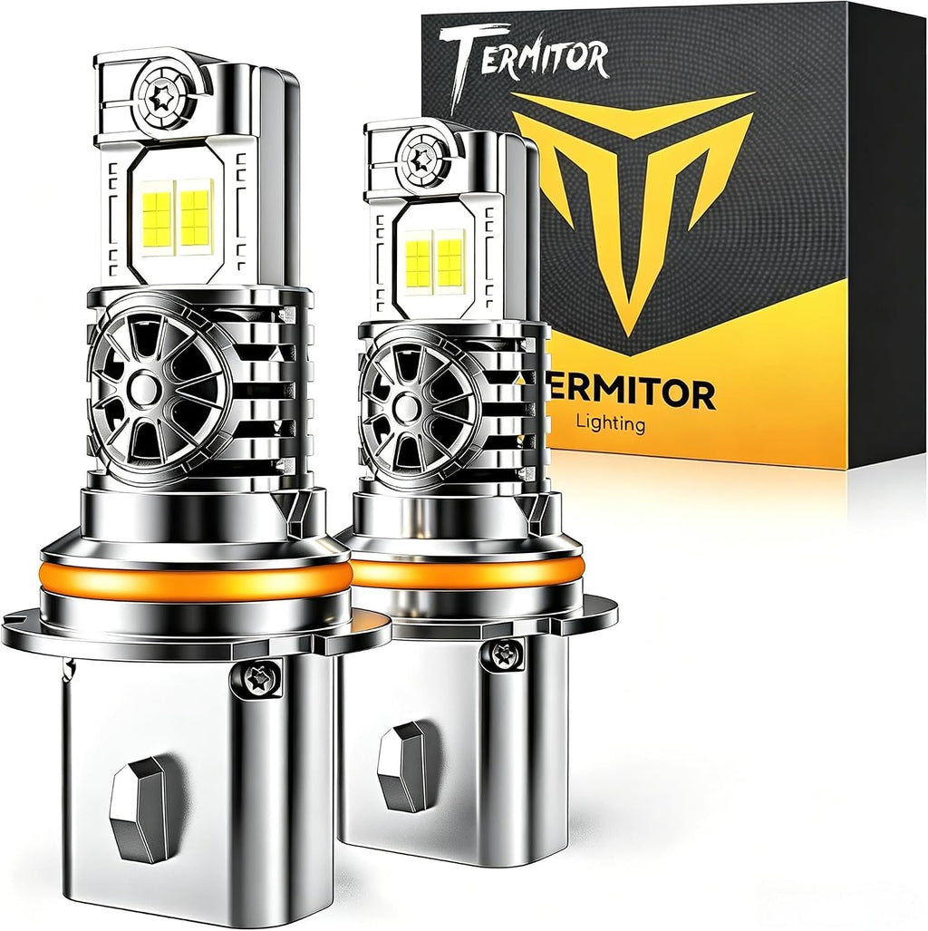 Termitor 2026 Las últimas bombillas 9007\/HB5, 110,000LM 15X bombil...