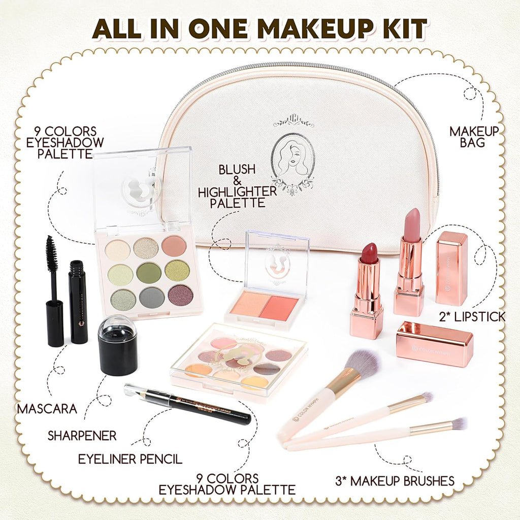 Color Nymph Kit de maquillaje todo en uno, set de regalo de maquill...