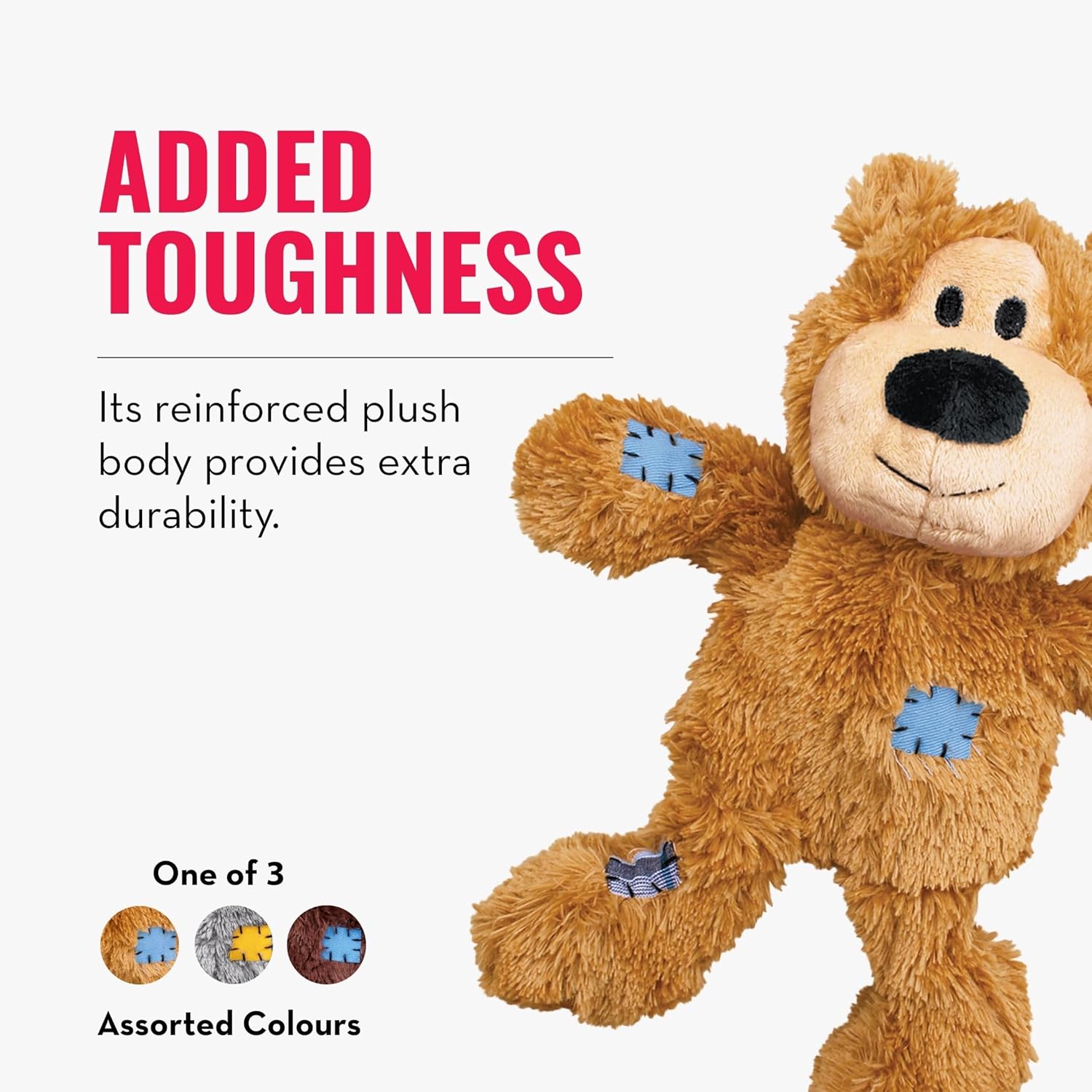 Kong Wild Knots Osos - Juguetes duraderos para perros con cuerdas a...