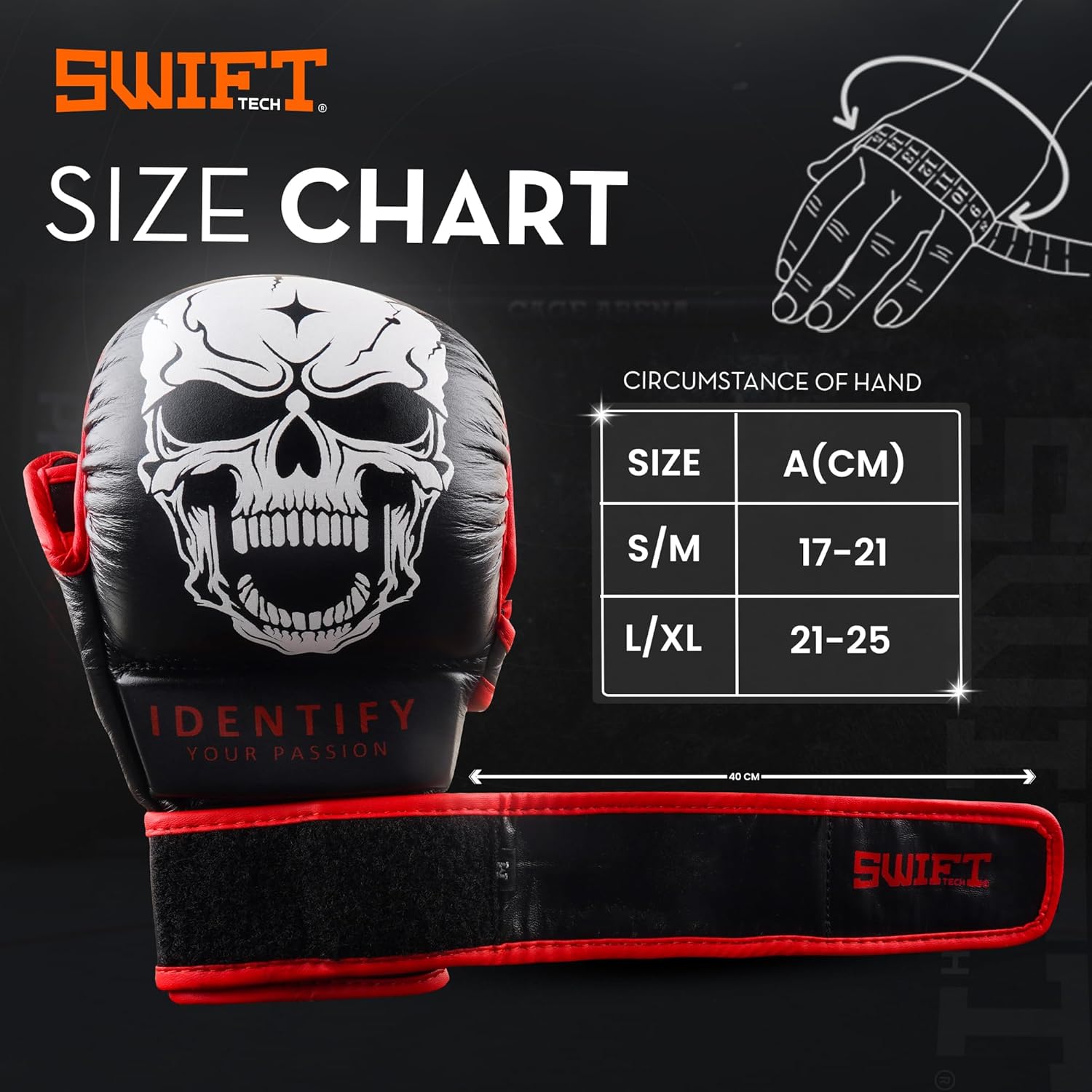 SwiftTechSports - Guantes de cuero de calidad profesional para homb...