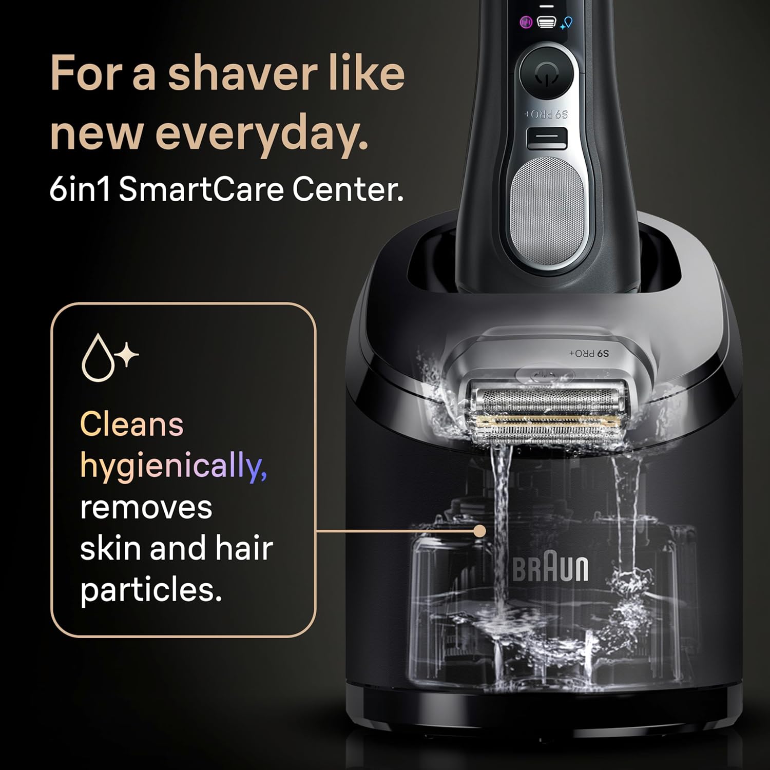 Braun Series 9 PRO+ - Afeitadora eléctrica para hombres, maquinilla...