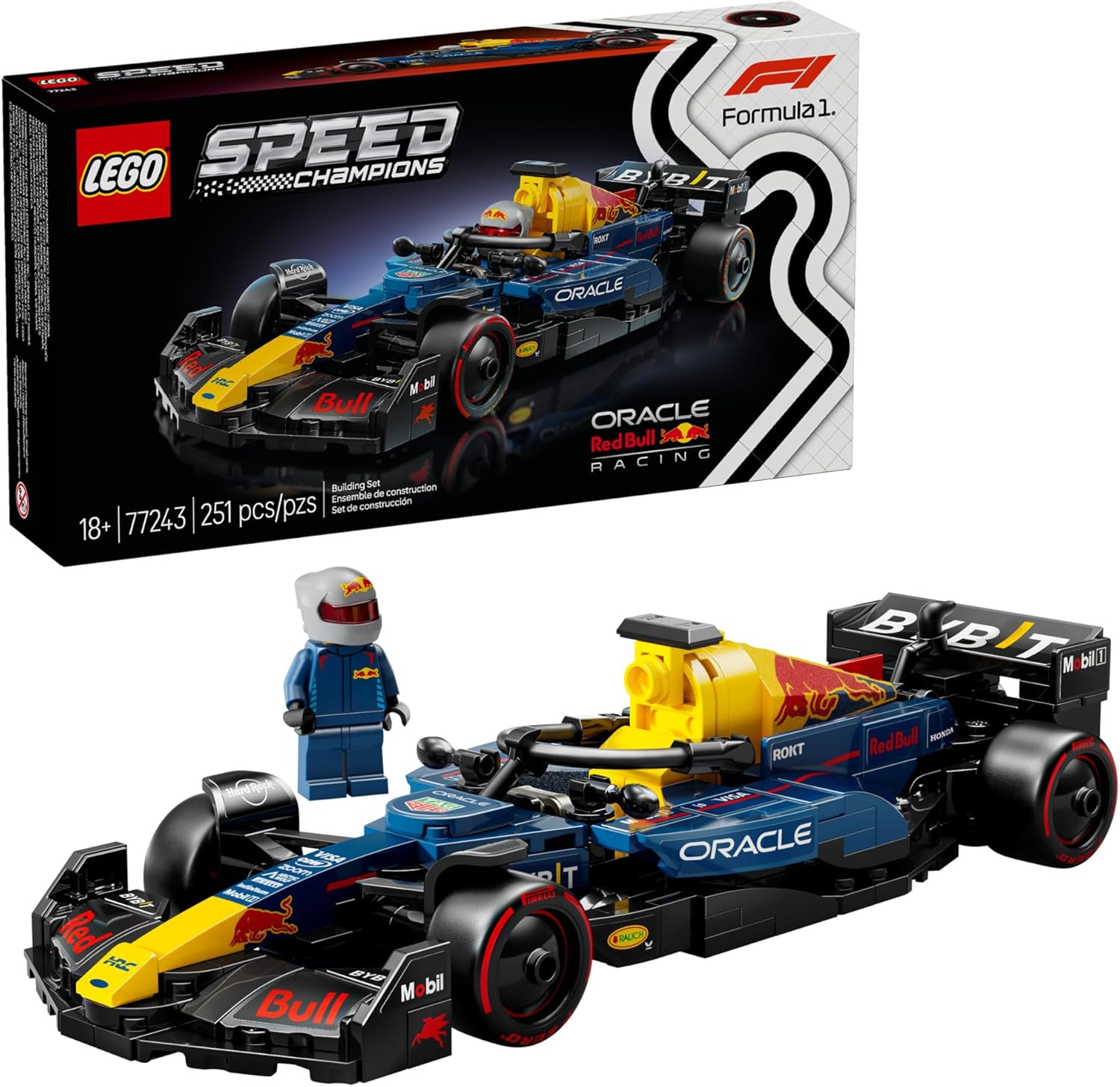 LEGO Speed Champions Oracle Red Bull Racing RB20 F1 modelo de coche...