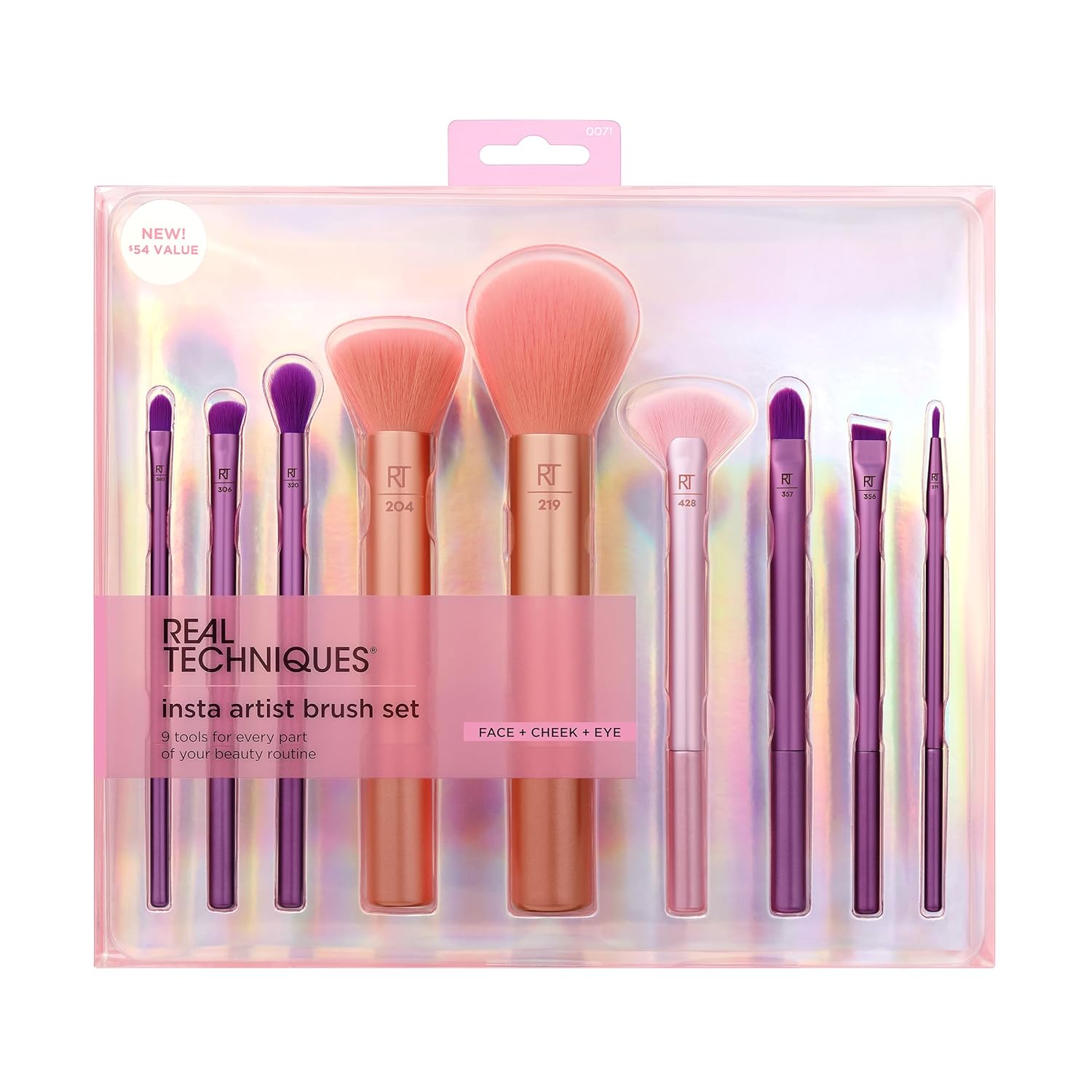 Real Techniques Insta Artist - Kit de brochas para rostro, mejillas...