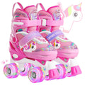 SUPER YOUNGSTER Patines de ruedas ajustables con luces LED para niñ...