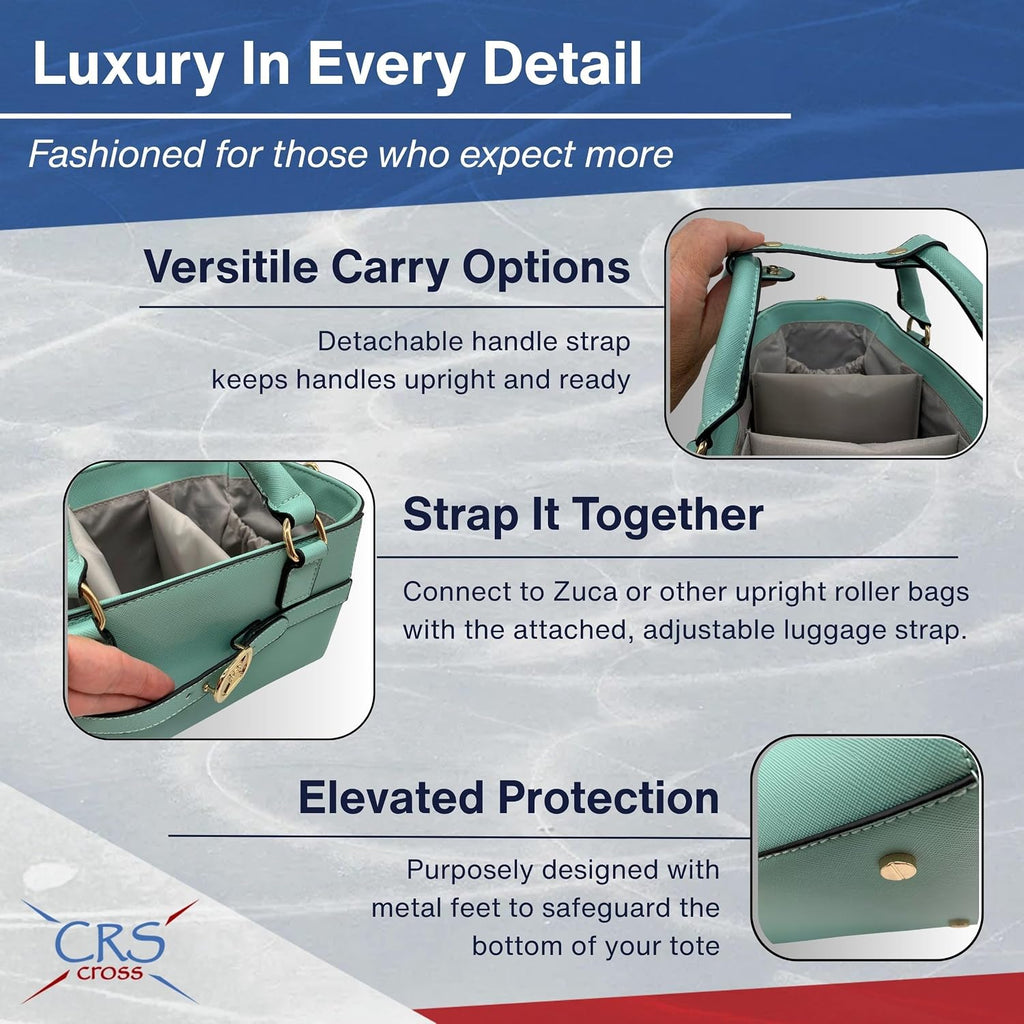 CRS Cross Rink Side Tote Ice Skating Accessory Bag for Skate Essent...
