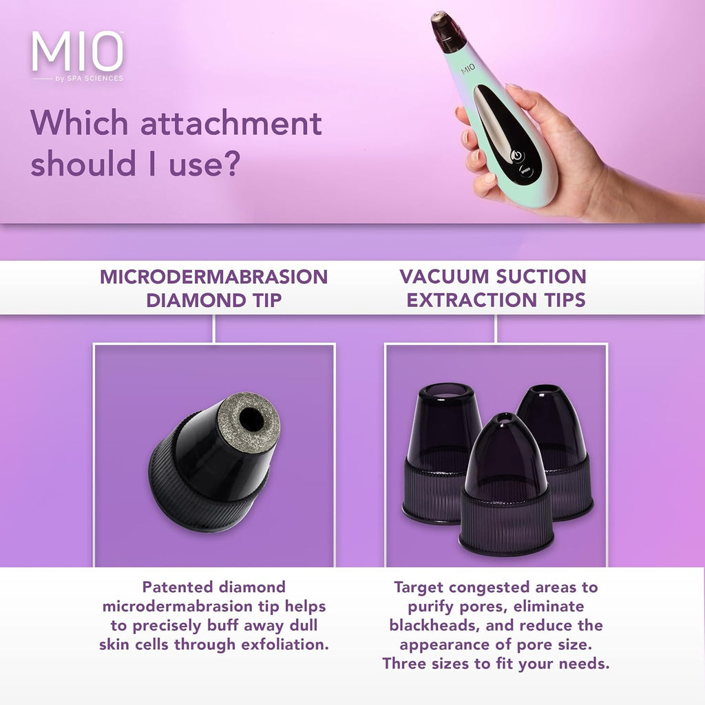 Spa Sciences MIO Diamond Microdermabrasion - Removedor de puntos ne...