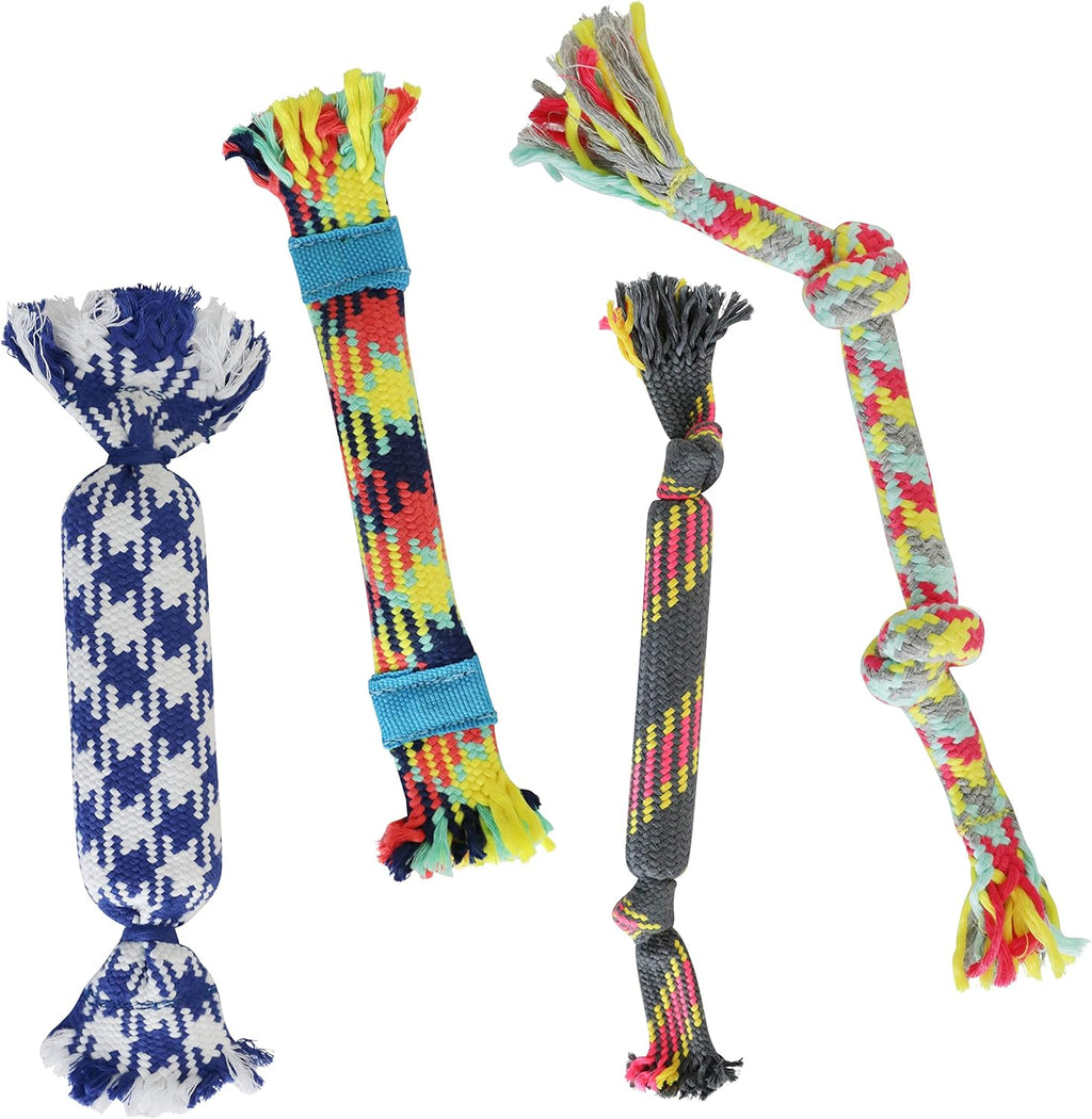 rocket &amp; rex Juego de remolcadores de cuerda para perros para r...
