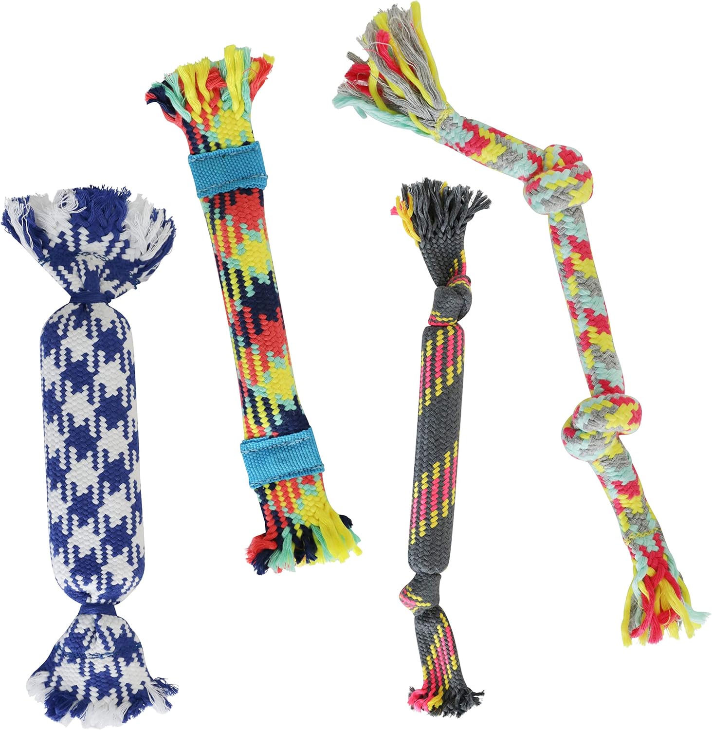 rocket &amp; rex Juego de remolcadores de cuerda para perros para r...