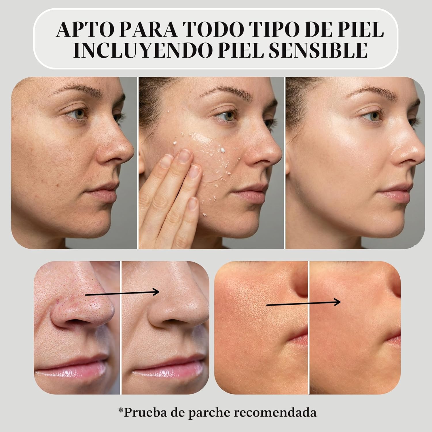 Peeling facial Vivo per Lei, Paquete de 1, Blanco