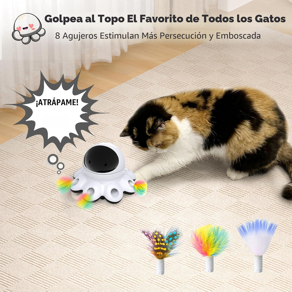 ORSDA Juguete láser para gatos, juguetes interactivos 2 en 1 para g...