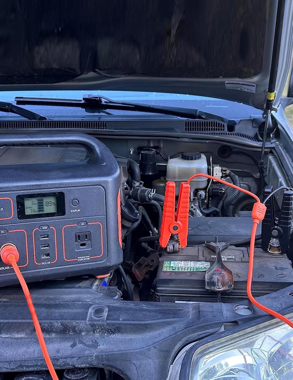 Tonton Cable de carga de batería de automóvil de 12 V, cable de 14...