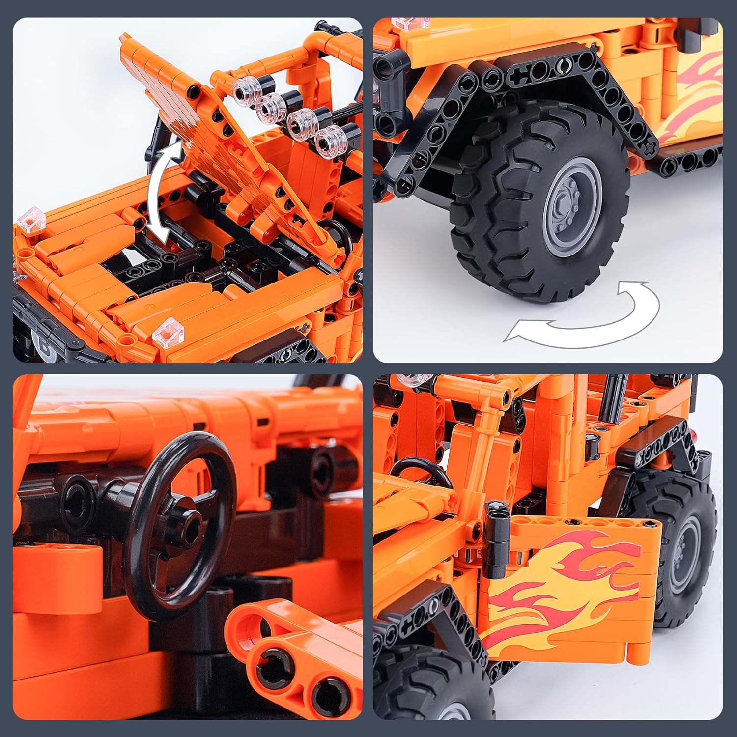 VERTOY Juguetes de construcción STEM para niños y niños, juego de b...