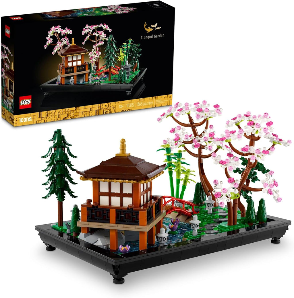 LEGO Icons Tranquil Garden Building Set \u2013 Kit detallado de jar...