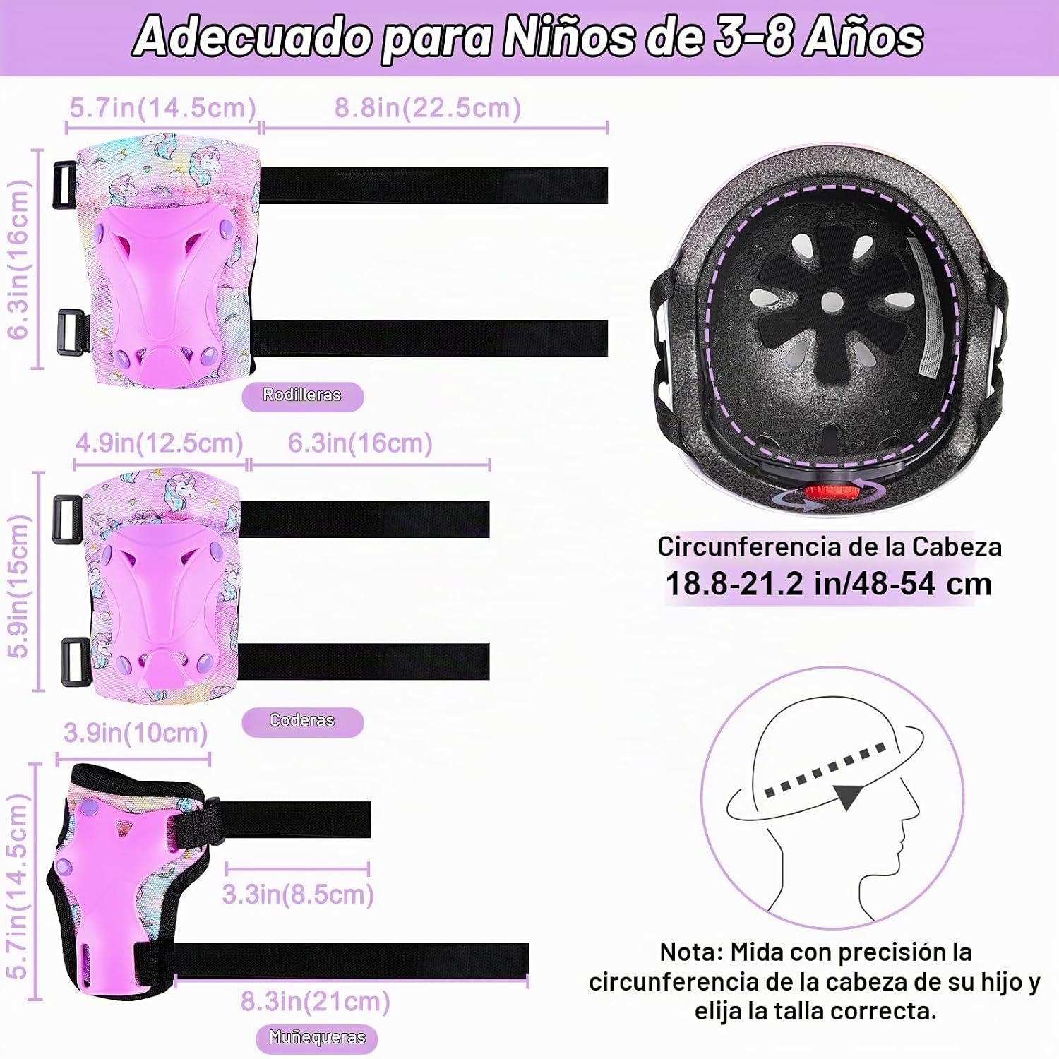 Casco para niños, casco de bicicleta para niños pequeños con pegati...
