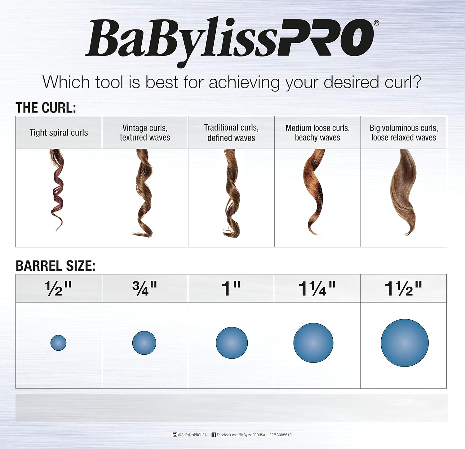 BaByliss Pro Rizador de resorte de cerámica porcelana profesional p...
