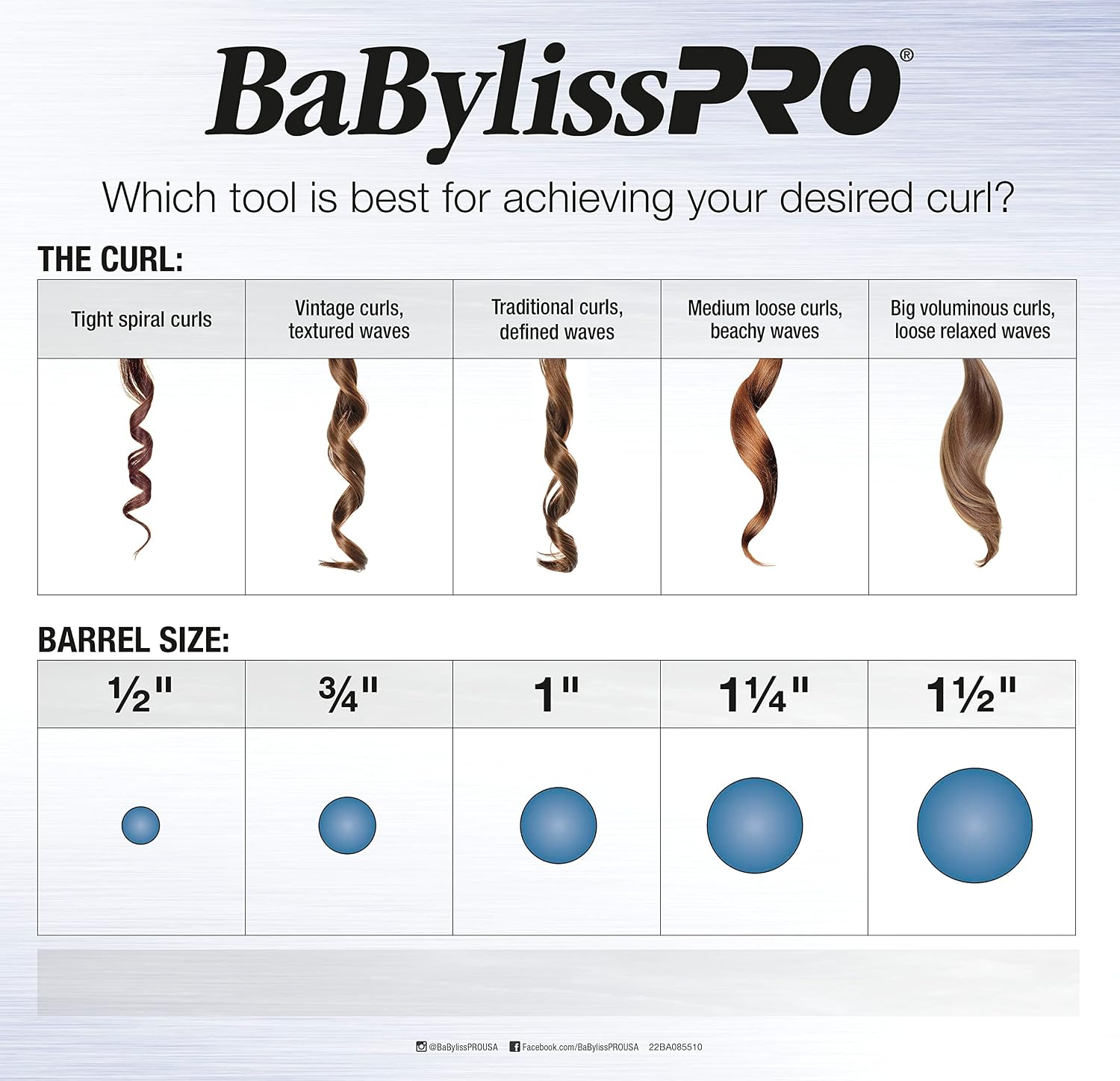 BaByliss Pro Rizador de resorte de cerámica porcelana profesional p...