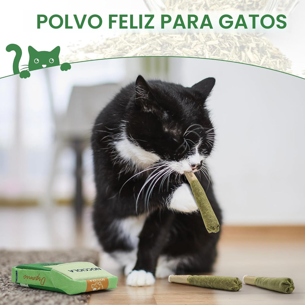 Nocciola Paquete de 3 Juguetes de Hierba Gatera para Gatos, Diverti...