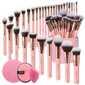 Bueart Design Juego de 30 piezas de brochas de maquillaje profesion...