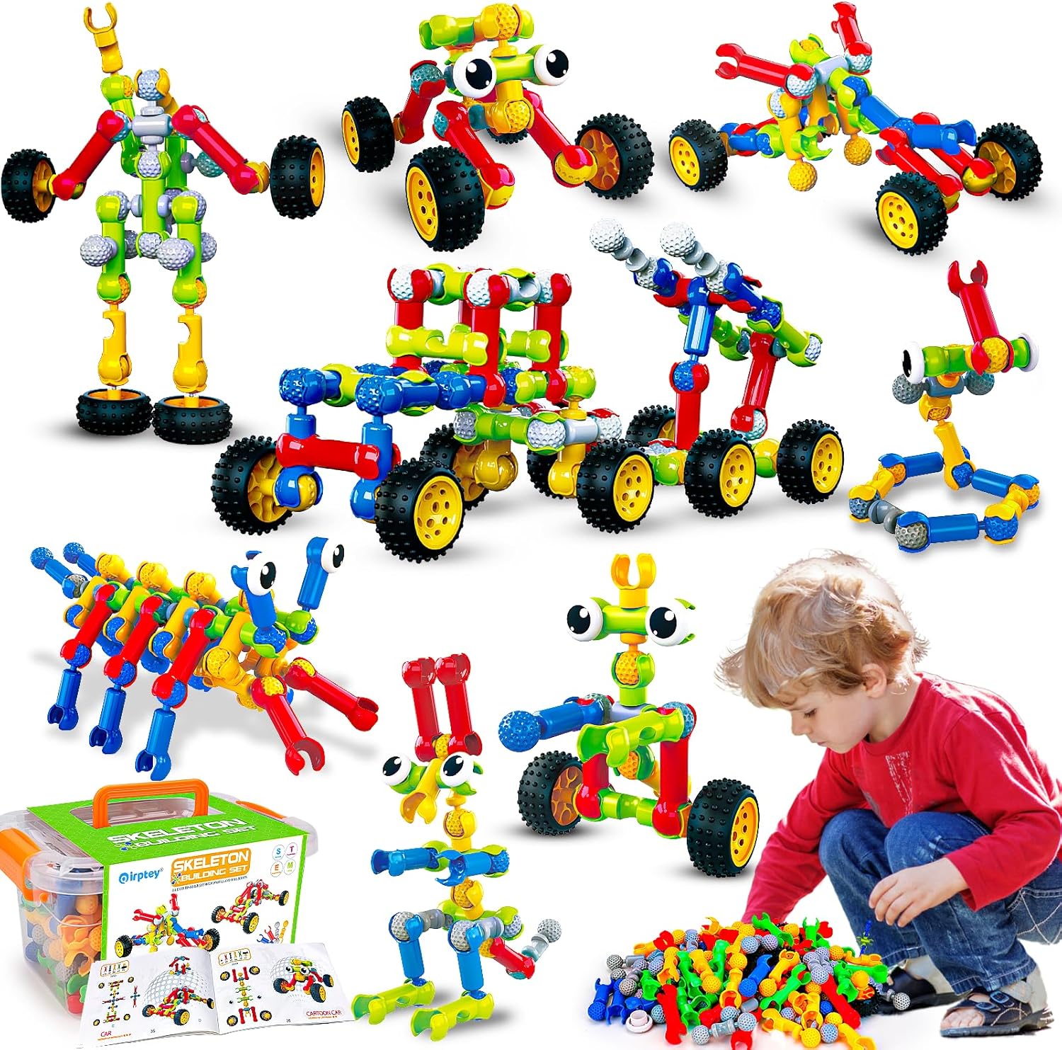 Juguetes de construcción STEM para niños de 3, 4, 5, 6, 7, 8+ años,...