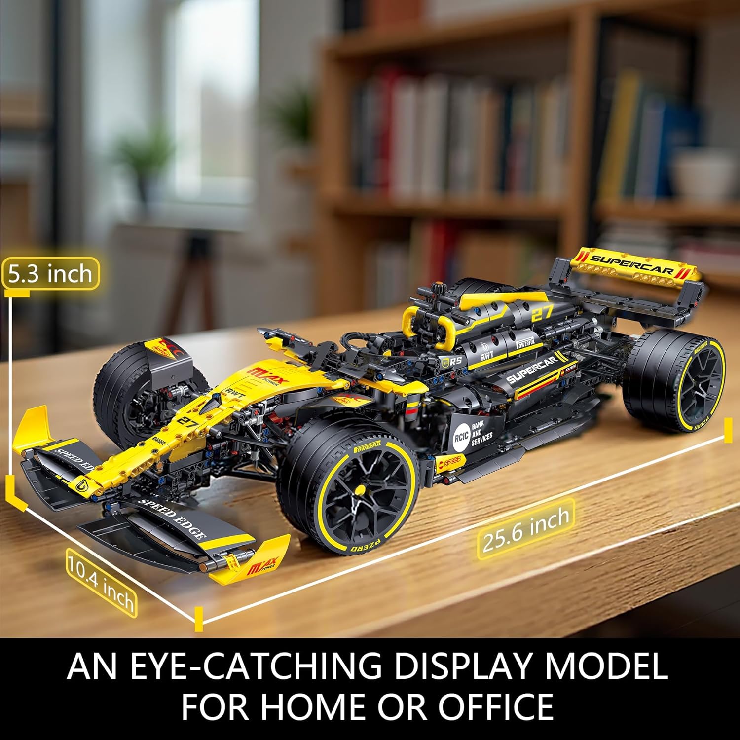 JSINMA Technic F1 RS20 - Kit de construcción de autos de carreras,...