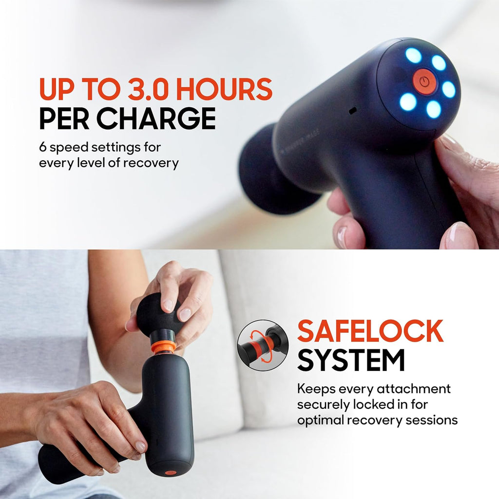 Sharper Image PowerBoost Core Mini pistola de masaje [versión 2026]...