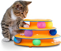 Petstages - Juguete interactivo para gatos de 3 niveles Tower of Tr...