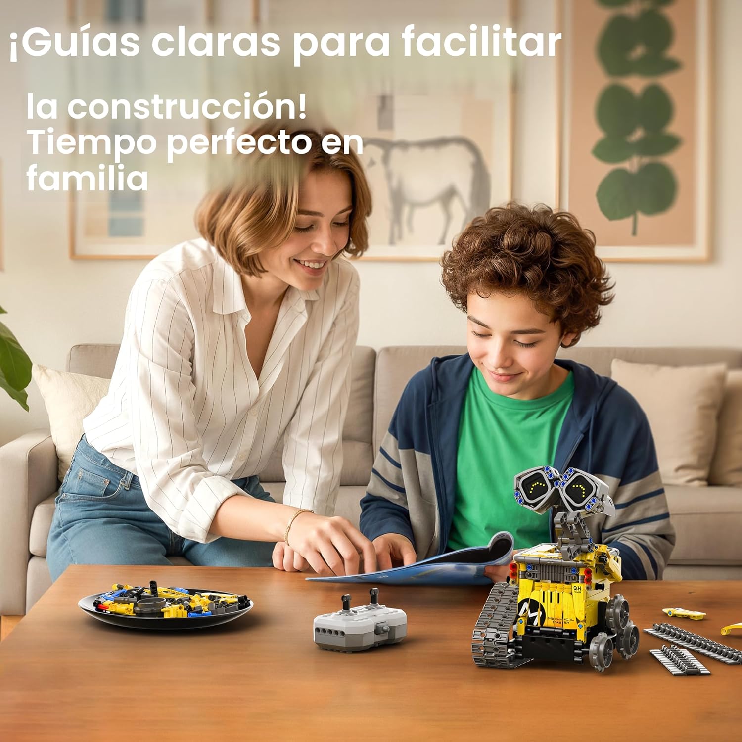 Sillbird Kit de construcción de robot con control remoto para niños...