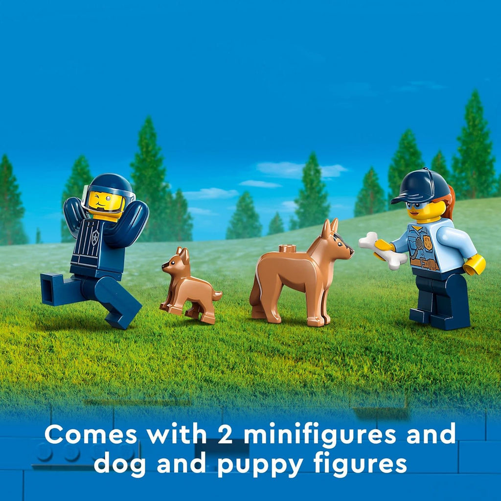 LEGO City Mobile Police Dog Training 60369, coche de juguete SUV co...