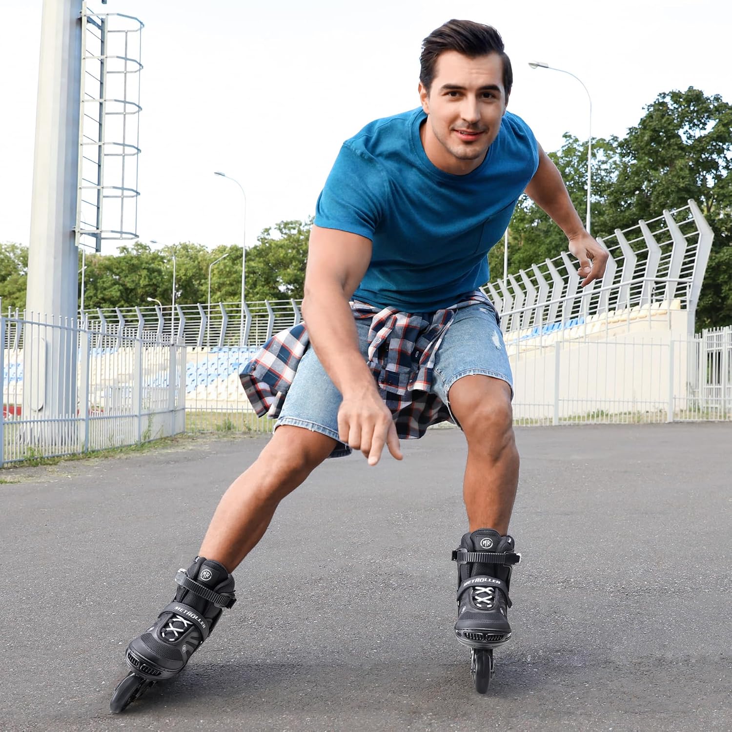 METROLLER Patines en línea adultos para hombres, mujeres y adolesce...