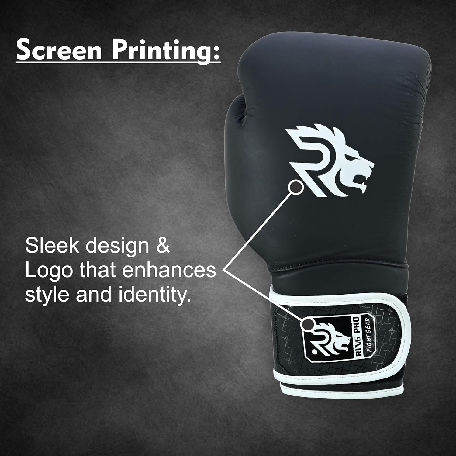 Ring Pro Smash Series - Guantes de boxeo de cuero para hombres y mu...