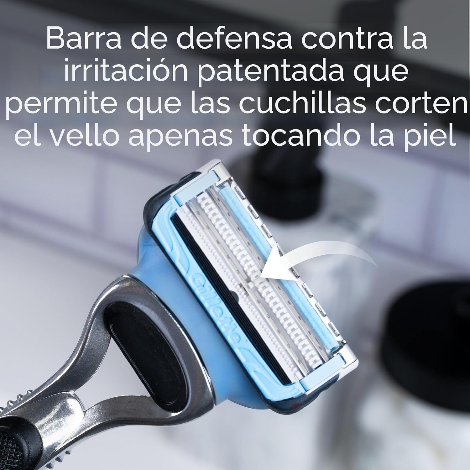 Gillette SkinGuard - Maquinillas de afeitar, 1 Gillette Razor, 4 re...