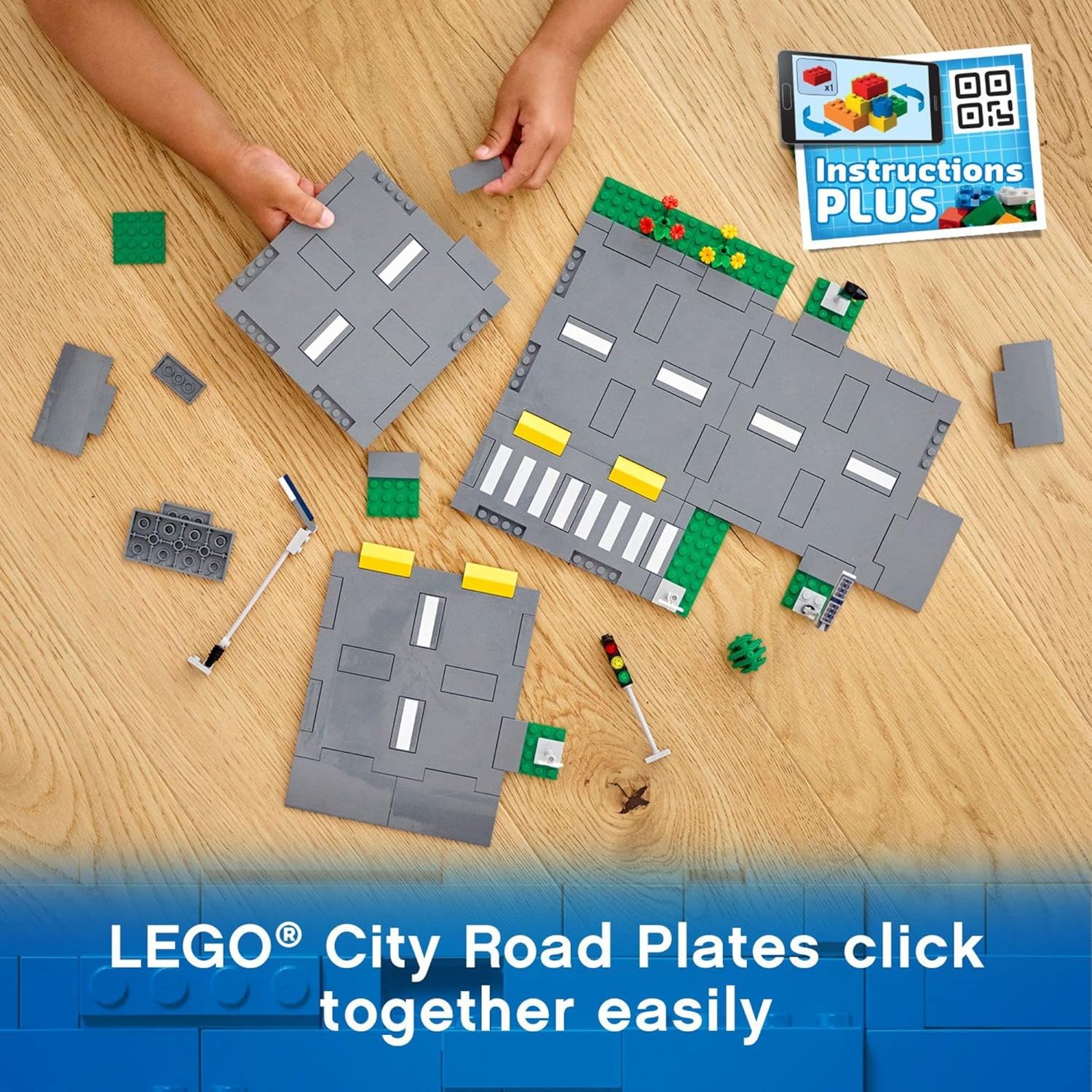 LEGO City Road Plates 60304 Kit de construcción; juguete genial de...
